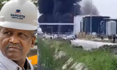 Fire Outbreak At Dangote Refinery [Video]