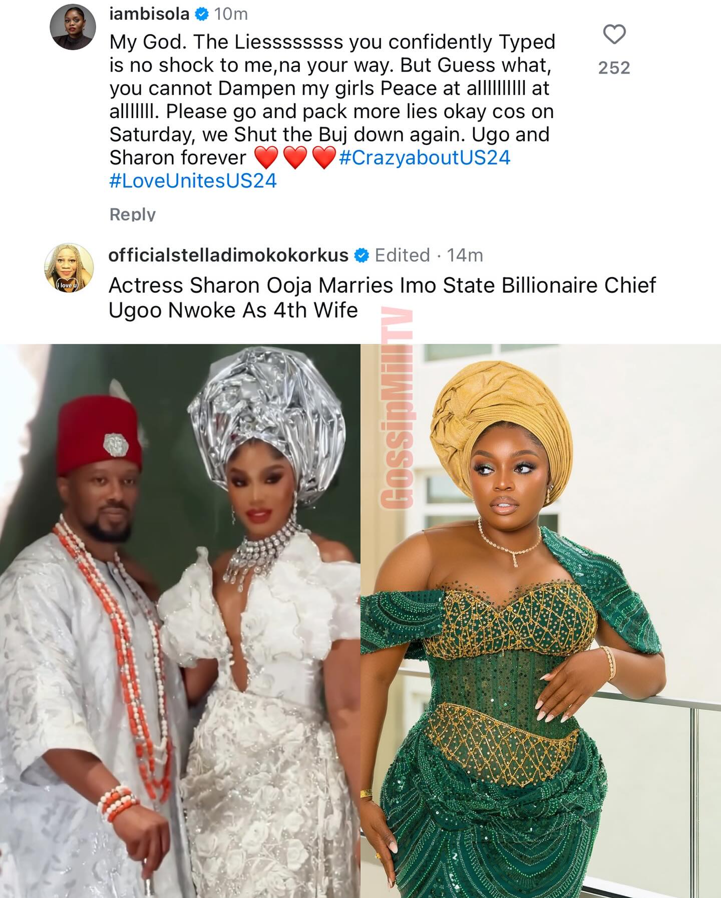 Bisola Aiyeola Slams SDK For Claiming Sharon Ooja Is Her Billionaire Husband's 4th Wife 1