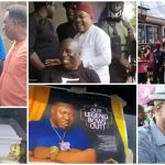 Peter Obi, Charles Inojie, Victor Osuagwu, Charles Awurum, Attend Mr Ibu’s Burial In Enugu [Video]