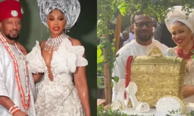 Netizens Dig Up Old Wedding Photo Of Sharon Ooja’s Husband With Ex-Wife, Divorce Proof