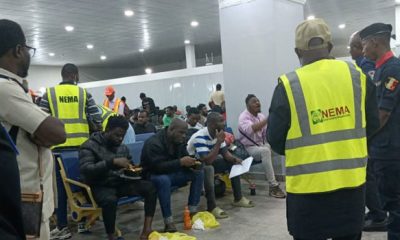 Video Of 103 Nigerians Deported From Turkey After They Arrived At Abuja Airport