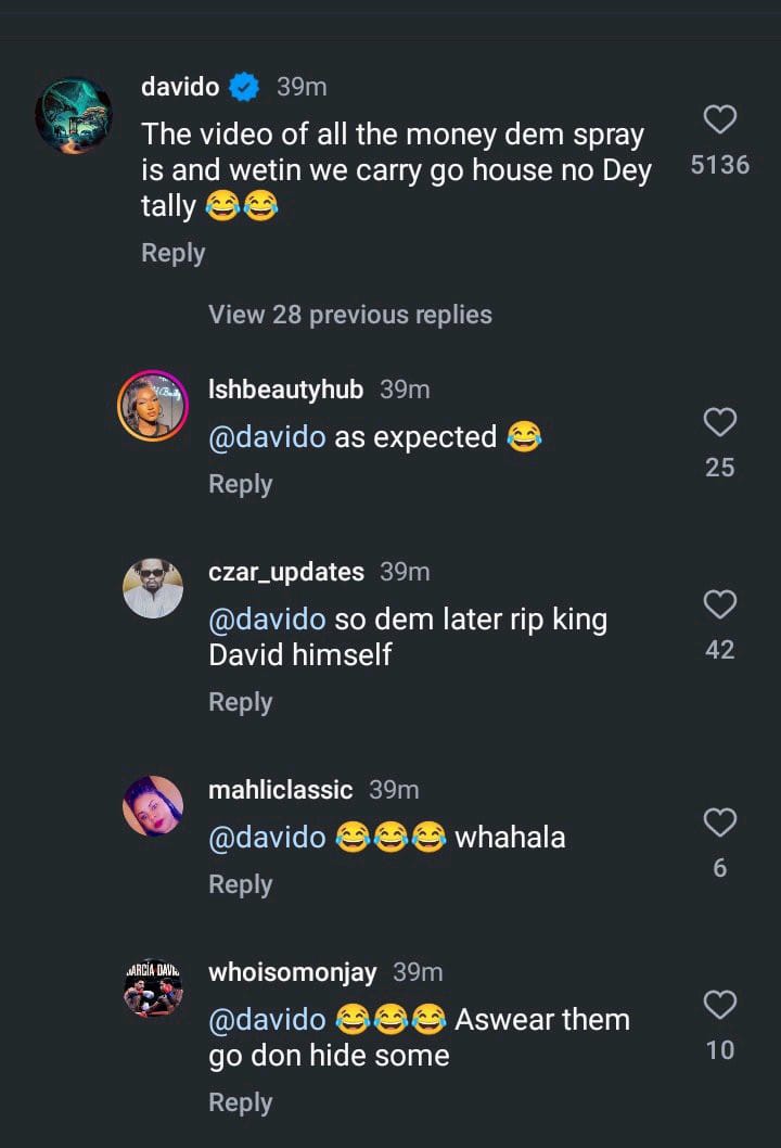 "Money Sprayed At My Wedding Doesn't Tally What We Took Home" - Davido Complains 1