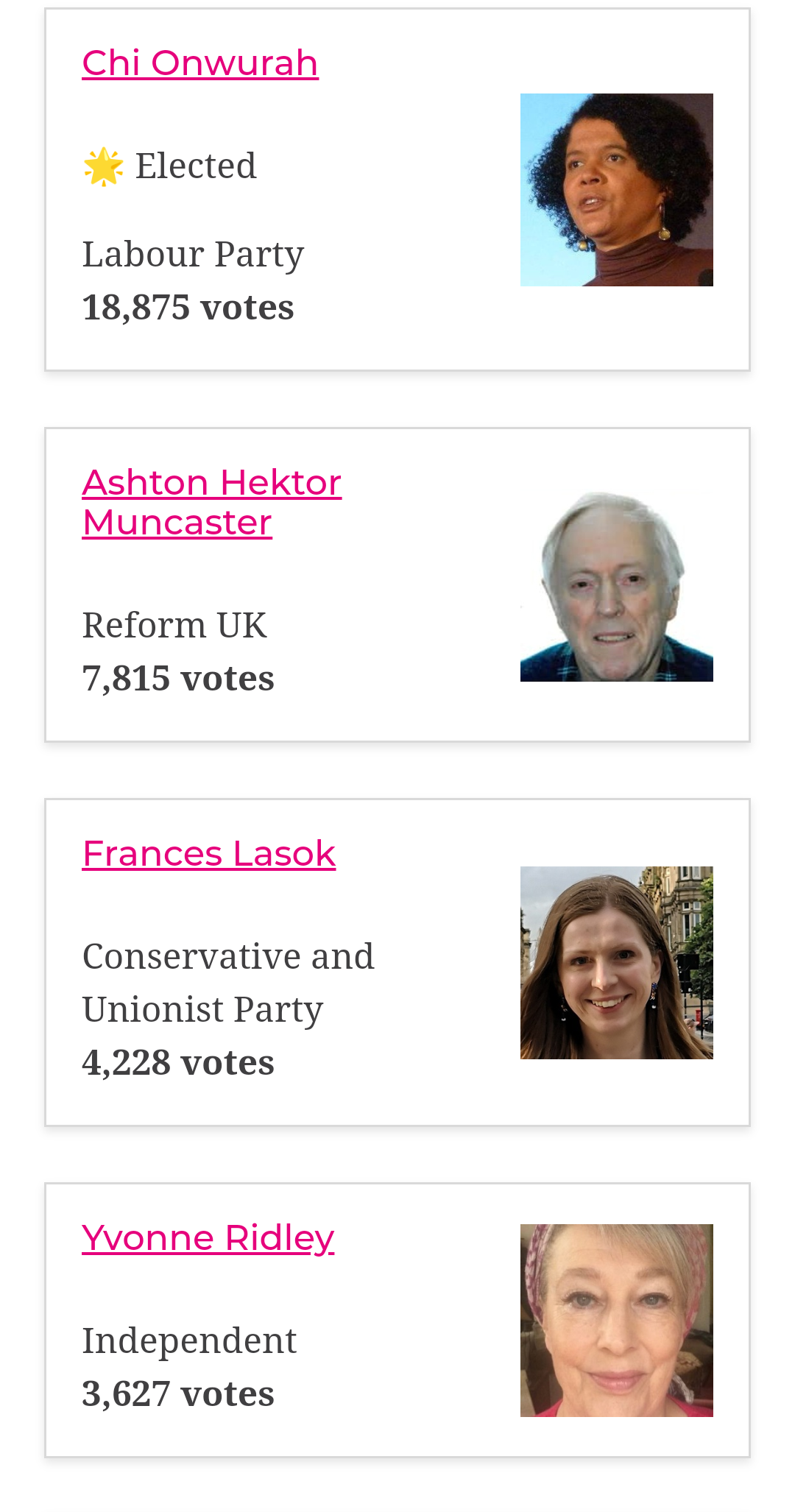 Nigerian Woman, Chi Onwurah Wins Newcastle Seat In UK Elections