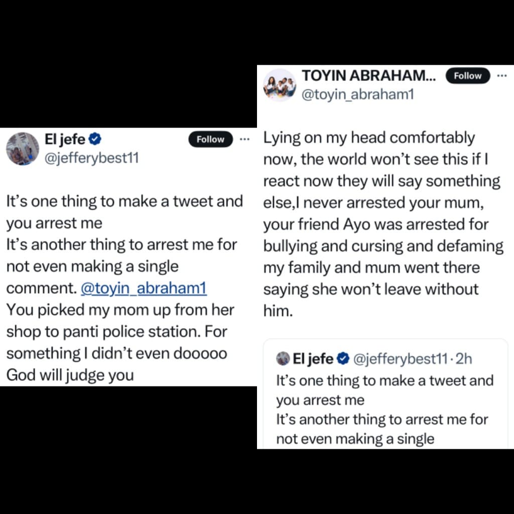 Toyin Abraham Faces Backlash For Using Police To Arrest Her Critic And His Mother