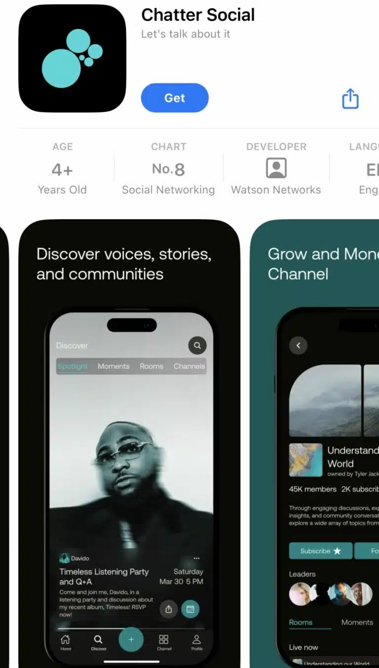 "Chatter Is Live" - Davido Announces Launch Of His Own Social Media Platform