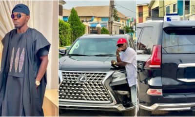 Actor Olatayo Amokade 'Ijebu' Show Off His Newly Acquired Car [Photos]