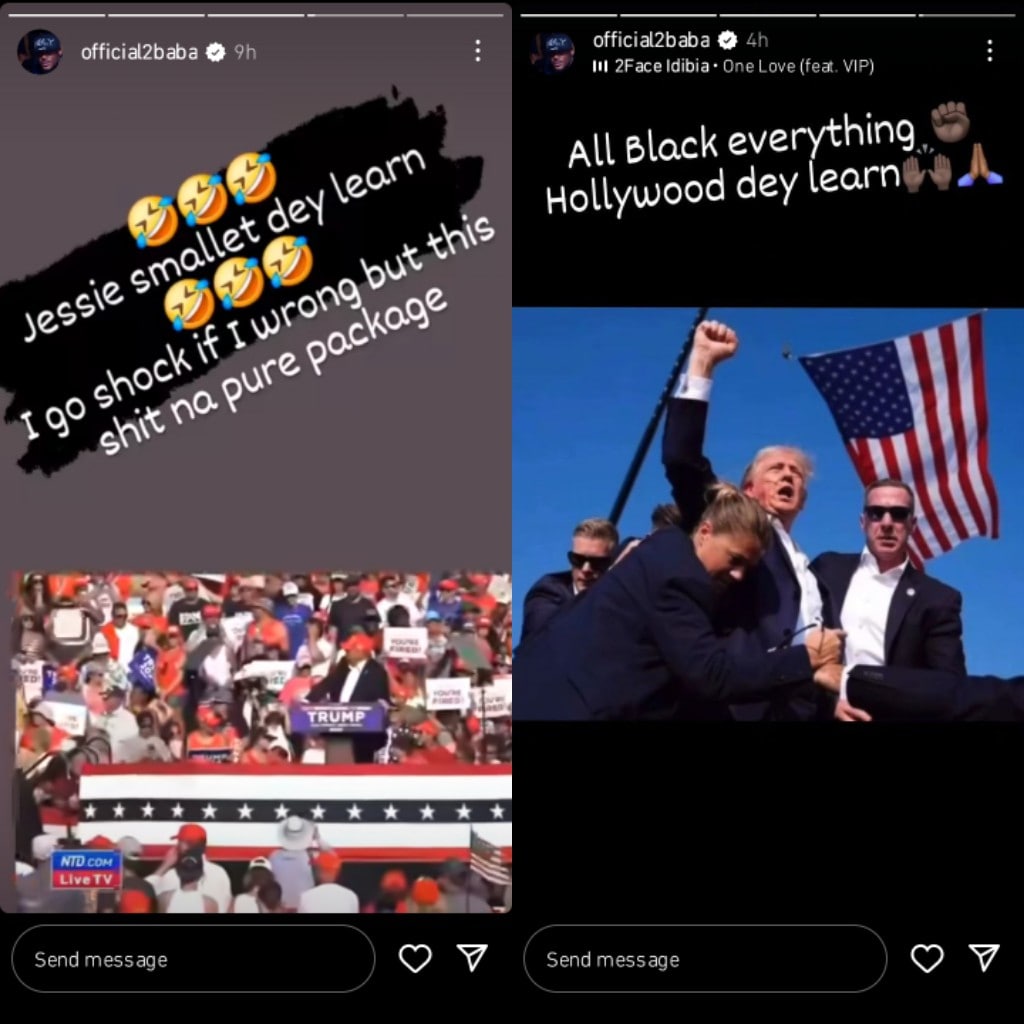"This Is Pure Package, Hollywood Is Learning" - 2Facs Reacts To Trump's Assassination Attempt 