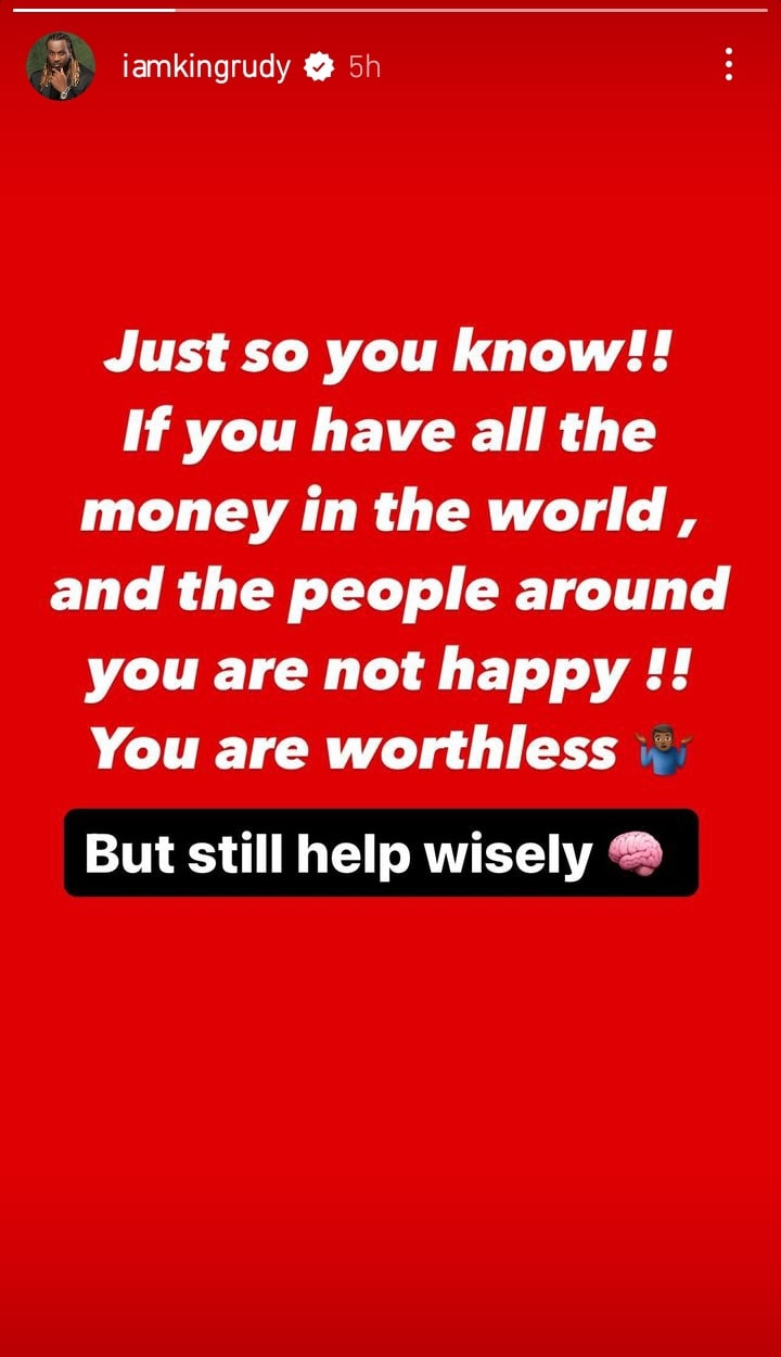 “You're Worthless If You Have Money And People Around You Aren’t Happy” – Paul Okoye