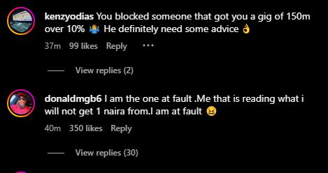 "He's Very Greedy" - Netizens Reacts As Kizz Daniel And Ubi Franklin’s Fights Over N150 Million Gig