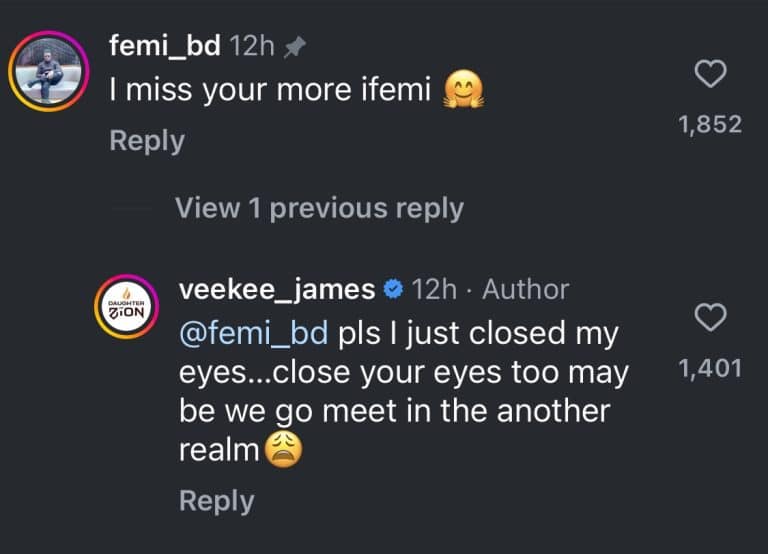 Veekee James Claims She Can't Sleep Because Of Her Husband's Absence 3 Veekee James Claims She Can't Sleep Because Of Her Husband's Absence