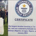 Babajide Isreal Breaks Guinness World Record For Longest Twerking With 3.5-Hour Marathon [Video]