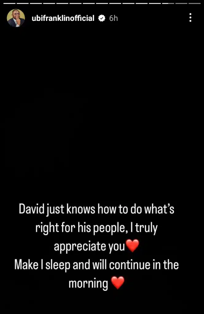 Ubi Franklin Reacts As Davido Gifts Him A Car Worth N68 Millions