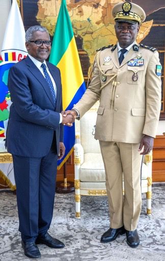 Gabon President Invites Dangote To Invest In Cement And Fertilizer Production [Photos]