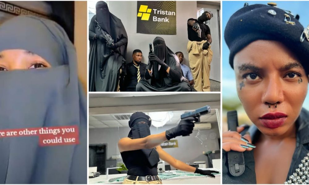 "You’ve Disrespect Me And My Religion" – Muslim Lady Criticizes Nancy Isime For Using Niqab On Movie Set