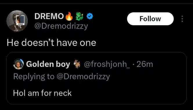 Dremo Calls Buju BNXN "Bowling Pin" After He Described Davido's Crew As "30 Bingos" 
