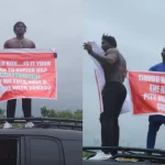 VeryDarkMan Protests Against Tinubu Amidst Economic Hardship In Nigeria [Video]