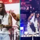 Burna Boy Falls On Stage While Performing In Paris [Video]