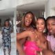 Billionaire Femi Otedola Joins His Daughters In A Dance Challenge [Video]