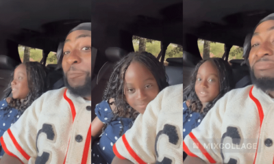 Davido Spends Time With Daughter Hailey, Takes Her Shopping In US [Video]