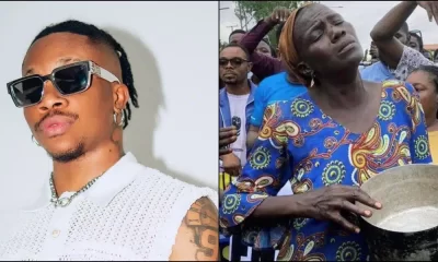 Oxlade Offers N500K To Woman Who Joined Lagos Protest With An Empty Pot