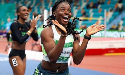 2024 Olympics: Tobi Amusan Wins Women’s 100m Hurdles, Qualifies For Semifinals [Video]