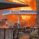 Fire Razes Mobil Fuel Station In Lagos, Destroys Vehicles [Video]