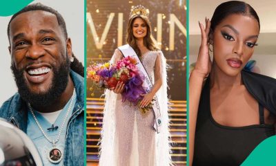 Burna Boy Mocks South Africans As White Model, Mia Le Roux Wins Miss SA 2024