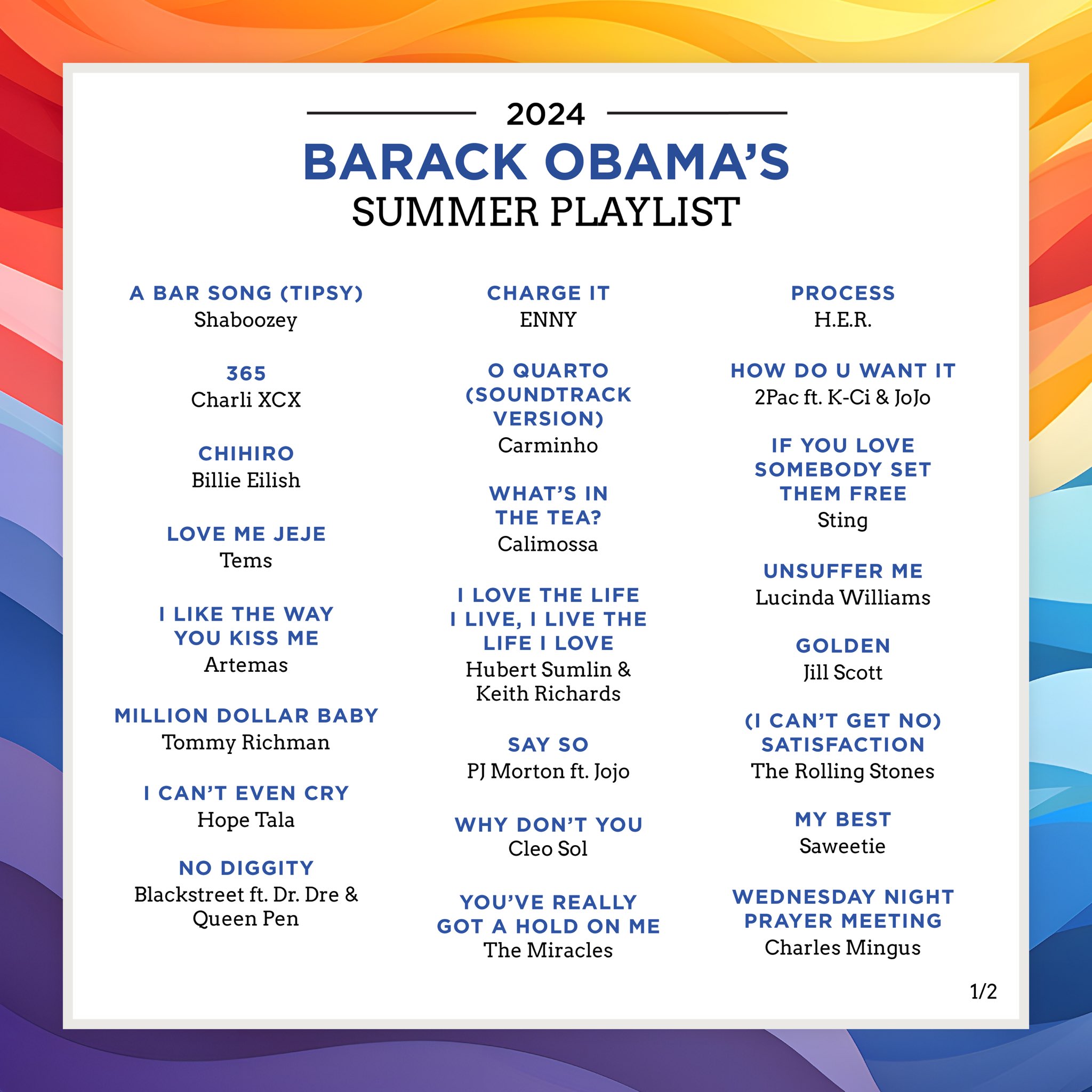 Barack Obama Names Rema And Tems On His 2024 Summer Playlist