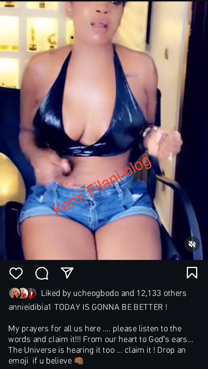"You Want To Act Pοrn” – Fans Slam Annie Idibia For Exposing Her Body In Viral Video