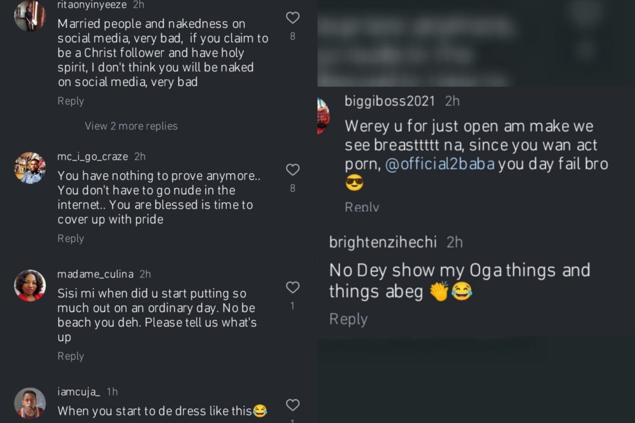 "You Want To Act Pοrn” – Fans Slam Annie Idibia For Exposing Her Body In Viral Video