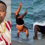 Cubana Chief Priest Somersaults On The Beach, Struggles To Get Up [Video]
