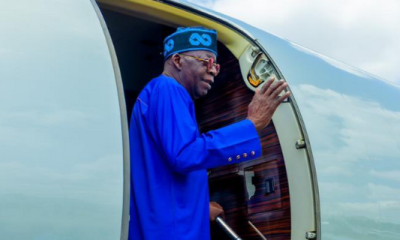 President Tinubu Departs For Official Visit To China