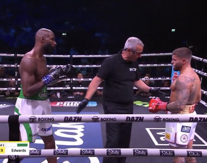 BBNaija Star, Mike Edwards Wins Professional Boxing Debut Against Jake Cornish