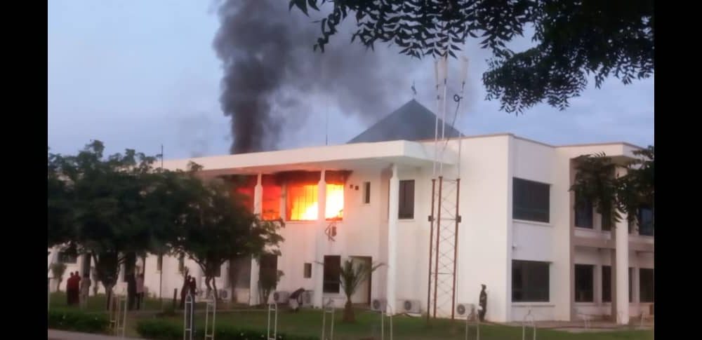 Fire Breaks Out At Katsina Government House