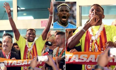 Turkish Fans Mob Victor Osimhen On Arrival In Istanbul After Galatasaray Loan Deal [Video]
