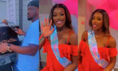 Paul Okoye And His Wife, Ivy Ifeoma Hold Baby Shower In US [Video]