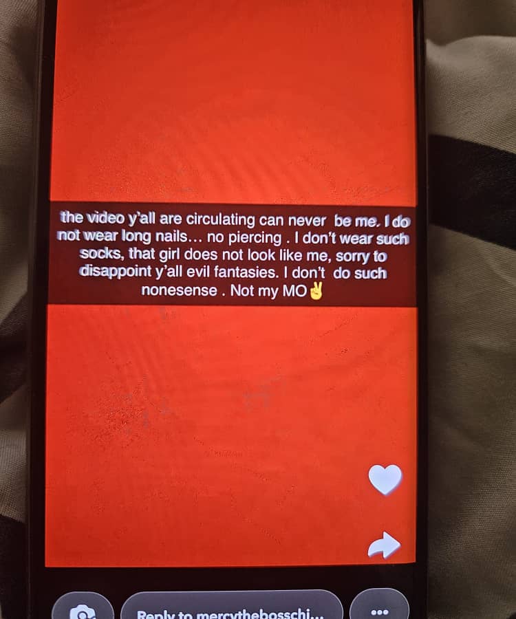 BBNaija Star, Mercy Eke Addresses Alleged Leaked Video Of Her Mast¥rb@ting