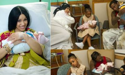 "Prettiest Little Thing" - Cardi B Says As She Welcomes 3rd Child With Offset Amid Divorce
