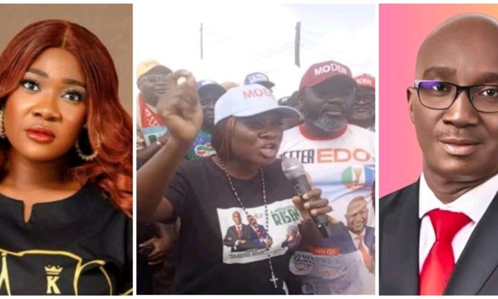Mercy Johnson Slammed For Campaigning For APC Edo Governorship Candidate [Video]