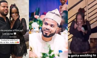 Davido’s Manager, Asa Asika Engages To His Girlfriend, Leona Adesanya [Video]