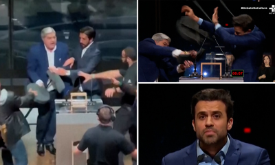Brazil Mayoral Candidate Attacks Opponent With Metal Chair During Live Debate [Video]