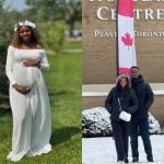 Super Falcons Midfielder, Ngozi Okobi Welcomes First Child With Husband In Canada
