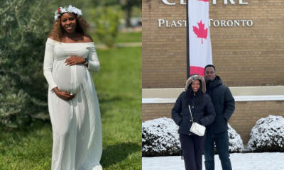 Super Falcons Midfielder, Ngozi Okobi Welcomes First Child With Husband In Canada