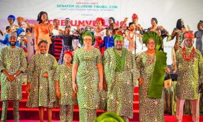 Nigerians React As First Lady, Remi Tinubu Unveils National Unity Fabric For October 1