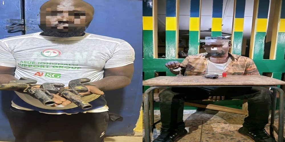 Police Arrest Two Political Thugs With Firearms Ahead Of Edo Governorship Election