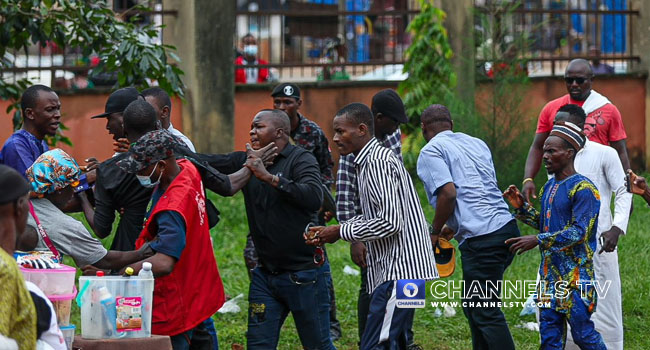 Edo Election: EFCC Arrests Suspected Vote-Buyers At Polling Unit [Photos] 1