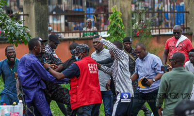 Edo Election: EFCC Arrests Suspected Vote-Buyers At Polling Unit [Photos]