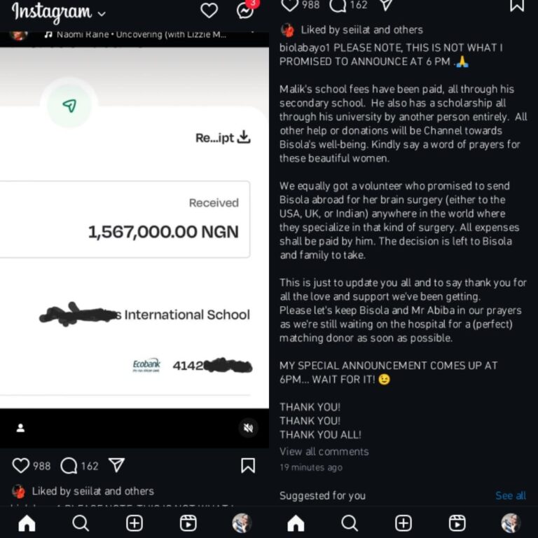 Bisola Badmus Set For Brain Surgery Abroad As Her Son Receives University Scholarship