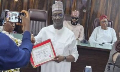 Edo Election: INEC Presents Certificates Of Return To Okpebholo, Idahosa