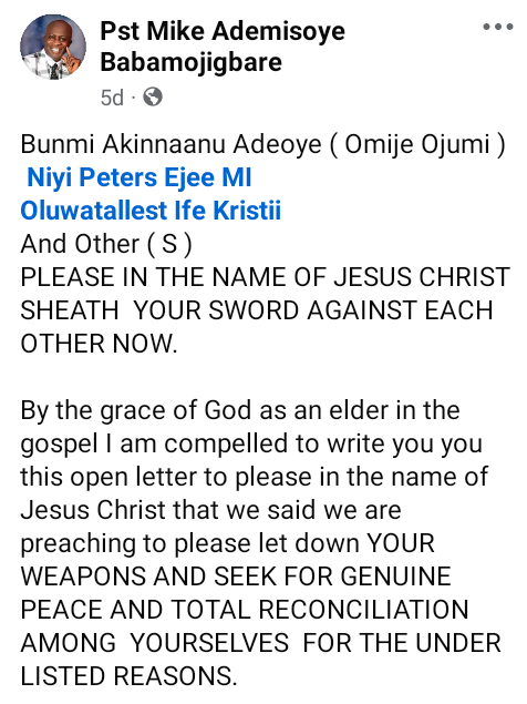 Osun Pastor Arraigned For Allegedly Calling Gospel Artist, Bunmi Akinnaanu A Prοstitute